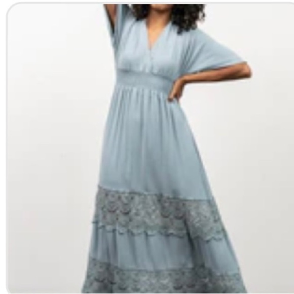 Vera Blue Maxi Baltic Born Maxi Dress - Size Medium
